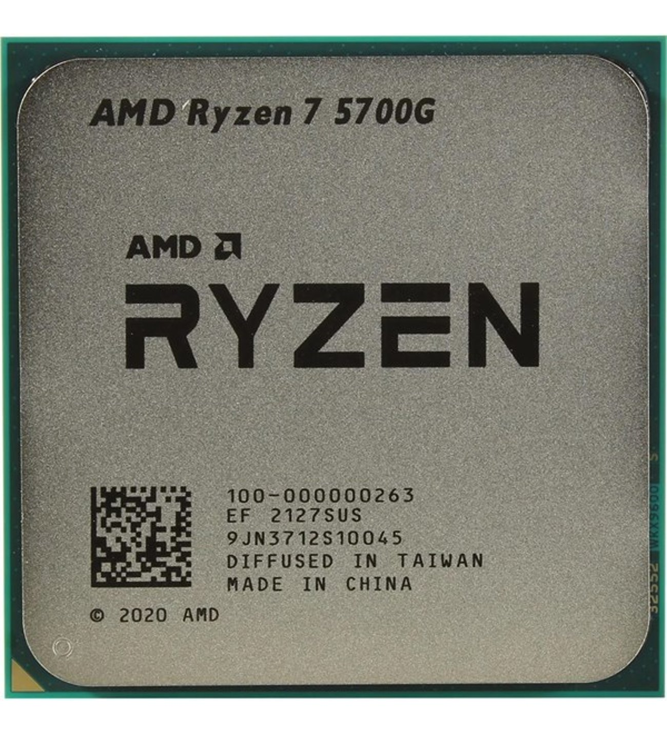 AMD RYZEN 7 5700G 20MB 8çekirdekli O/B AMD R8 AM4 65w Kutusuz+Fansız